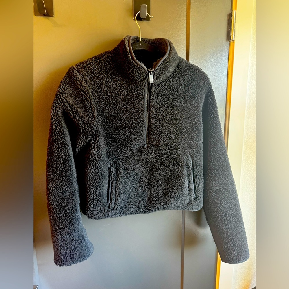 Alo Sherpa Jacket half zip jacket size SMALL
